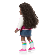 Truly Me™ 18-inch Doll #127 with curly dark-brown hair P5