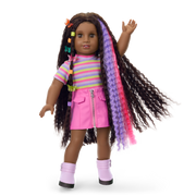 Long Hair Looks™ by Truly Me™ 18-inch Doll #135 & hair accessories O3