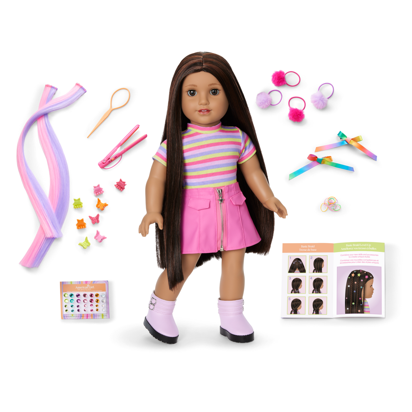 Long Hair Looks™ by Truly Me™ 18-inch Doll #134 & hair accessories P6