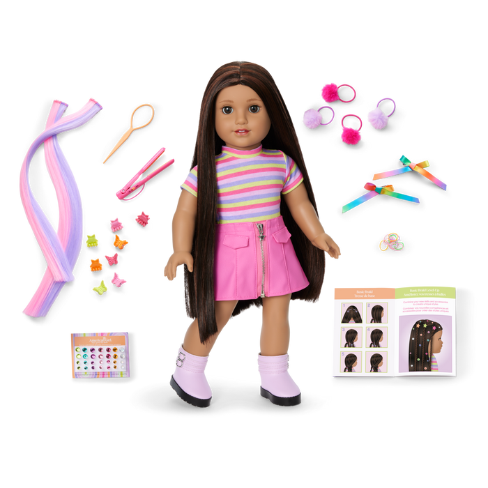 Long Hair Looks™ by Truly Me™ 18-inch Doll #134 & hair accessories P6