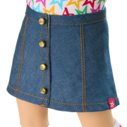 Truly Me™ 18-inch Doll #116 with wavy purple-and-pink hair G5