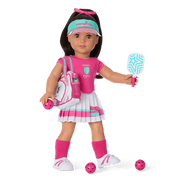 Raquel's™ Pickleball Bag & Paddle Set for 18-inch Dolls (Girl of the Year™ 2026) E0