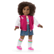 Truly Me™ 18-inch Doll #112 with curly dark-brown hair F2