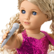 American Girl® x Megan Moroney Guitar & Mic Stand for 18-inch Dolls H3