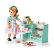 Maryellen’s™ Seaside Diner Bakery Case for 18-inch Dolls (Historical Characters) L0