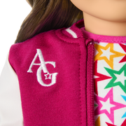 Truly Me™ 18-inch Doll #126 with wavy brown hair X7
