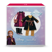 Disney Frozen Anna Adventure Outfit & Travel Bag for 18-inch Dolls by American Girl® X4