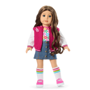 Truly Me™ 18-inch Doll #126 with wavy brown hair X7