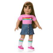 Truly Me™ 18-inch Doll #122 with straight dark-brown hair T3