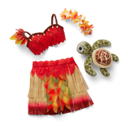 Disney Moana Wayfinder Outfit & Sea Turtle Plush for 18-inch Dolls by American Girl® E2