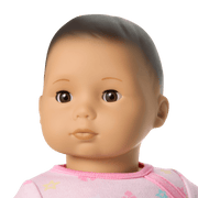 Bitty Baby® Doll #4 with black hair in Pastel Pink Y8