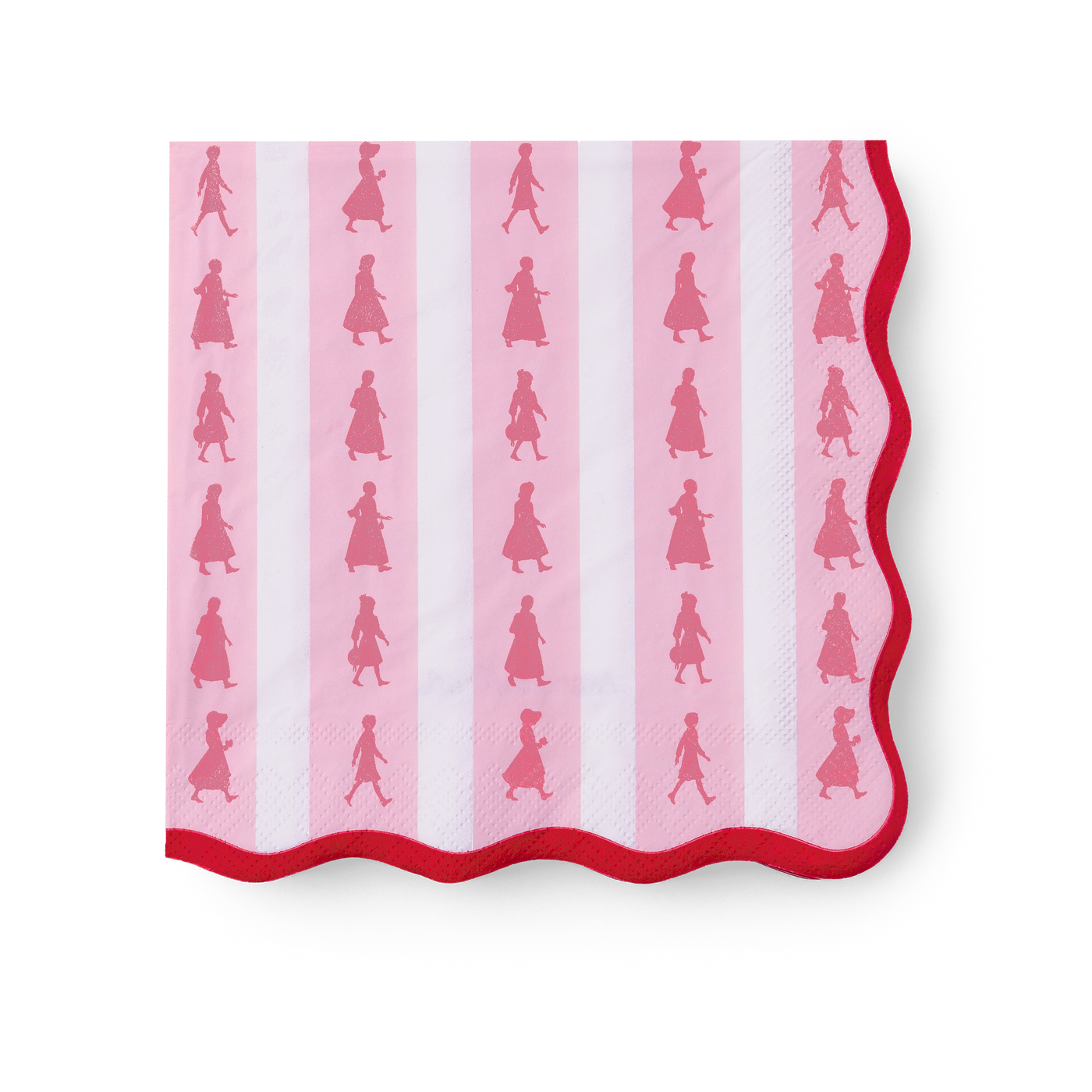 American Girl™ x Bonjour Fête Pink Stripe Large Napkins (Set of 20) R6