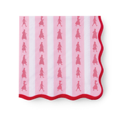 American Girl™ x Bonjour Fête Pink Stripe Large Napkins (Set of 20) R6