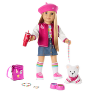 Truly Me™ 18-inch Doll #131 with straight blonde hair K5