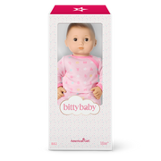 Bitty Baby® Doll #2 with brown hair in Pastel Pink Z8