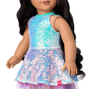 Glam Shimmering Ocean Outfit for 18-inch Dolls P6