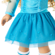 December Blue Brilliance Topaz Outfit for 18-inch Dolls N8