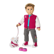 Truly Me™ 18-inch Doll #104 with straight caramel hair U3