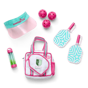 Raquel's™ Pickleball Bag & Paddle Set for 18-inch Dolls (Girl of the Year™ 2026) E0