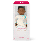 Bitty Baby® Doll #1 with black hair in Pastel Blue G4