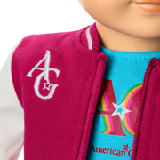 Truly Me™ 18-inch Doll #104 with straight caramel hair U3