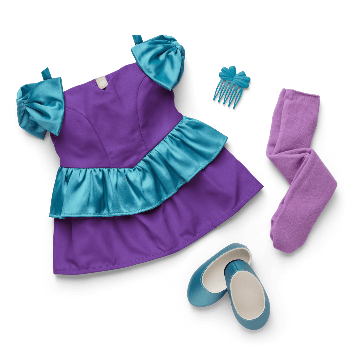 Courtney’s™ Bow-dacious Party Dress for 18-inch Dolls (Historical Characters) W6