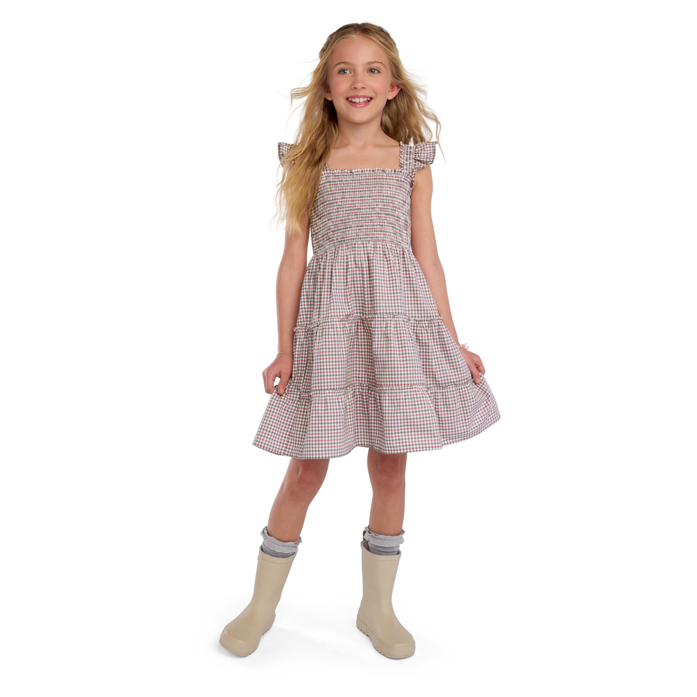 American Girl® x Hill House Home Tiny Ellie Nap Dress for Girls (Samantha™ Print) R8
