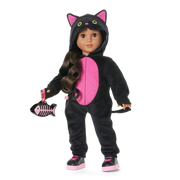 Claws & Cuddles Cat Costume for 18-inch Dolls Z6