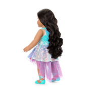 Glam Shimmering Ocean Outfit for 18-inch Dolls P6