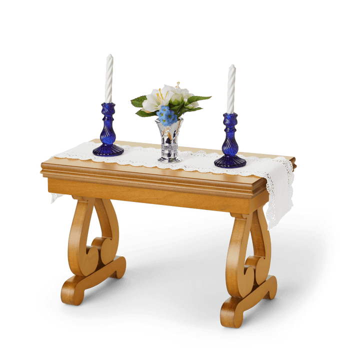 Rebecca’s™ Parlor Table for 18-inch Dolls (Historical Characters) P0