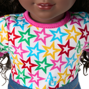 Truly Me™ 18-inch Doll #127 with curly dark-brown hair P5