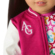 Truly Me™ 18-inch Doll #124 with straight black-brown hair Z3