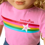 Truly Me™ 18-inch Doll #115 with curly blonde hair W8