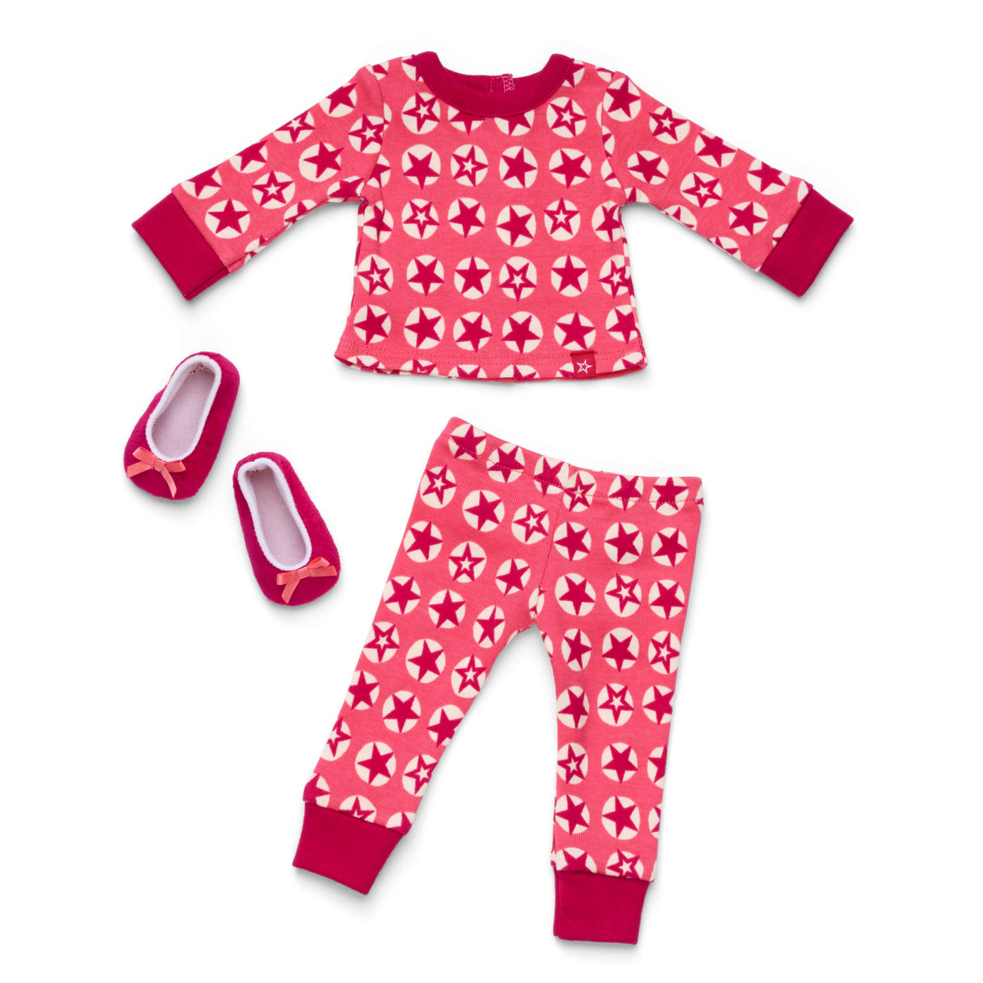 American Girl® x Hanna Andersson Berry Bright Stars Pajamas for 18-inch Dolls R3