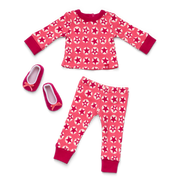 American Girl® x Hanna Andersson Berry Bright Stars Pajamas for 18-inch Dolls R3