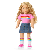Truly Me™ 18-inch Doll #115 with curly blonde hair W8