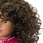 Truly Me™ 18-inch Doll #132 with curly dark-brown hair S5