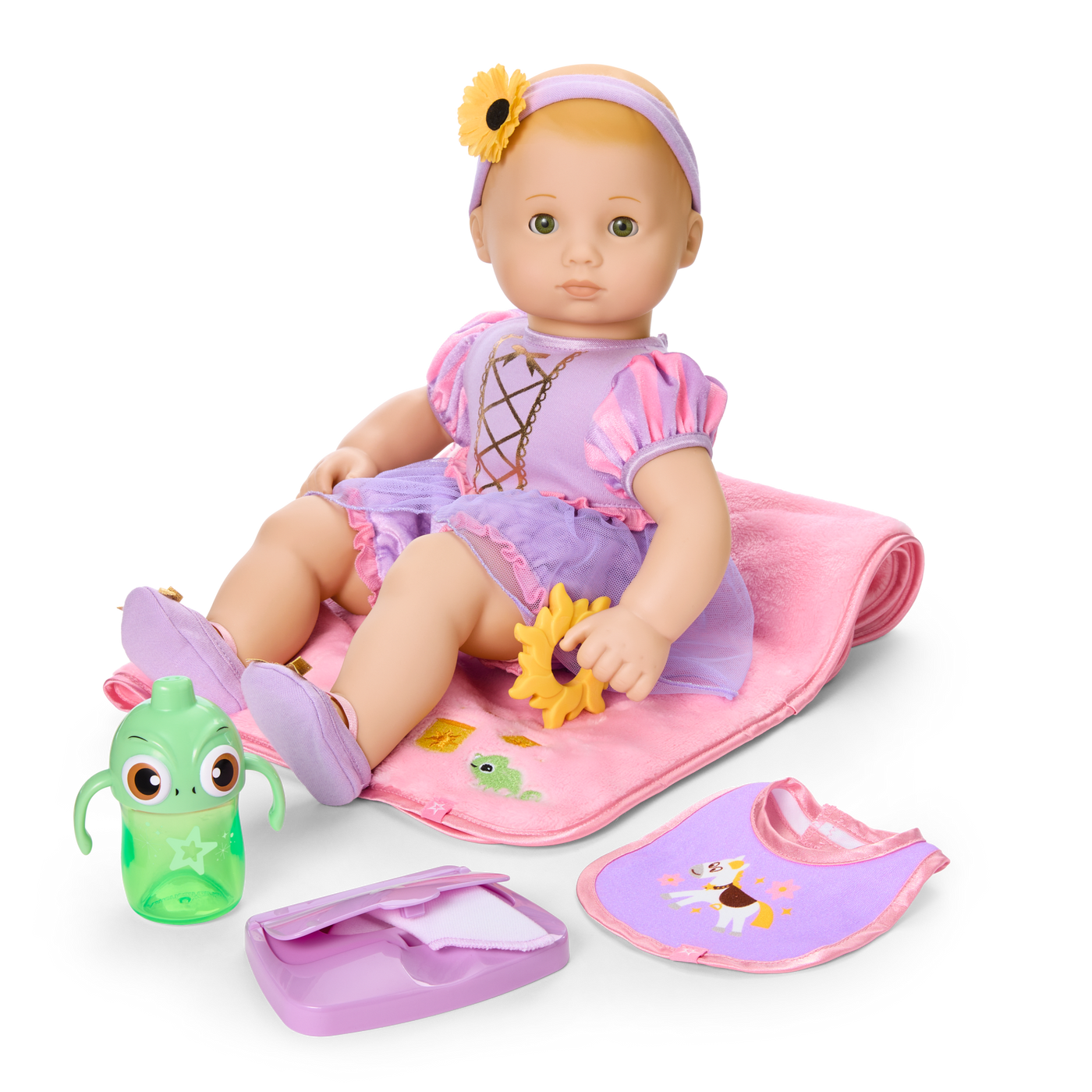 Disney Princess Rapunzel Cuddle & Care Set with Bitty Baby® Doll by American Girl® H7