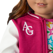 Truly Me™ 18-inch Doll #117 with wavy dark-brown hair P0