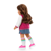 Truly Me™ 18-inch Doll #117 with wavy dark-brown hair P0