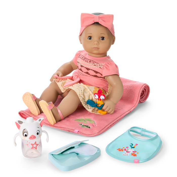 Disney Princess Moana Cuddle & Care Set with Bitty Baby® Doll by American Girl® K0