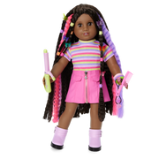 Long Hair Looks™ by Truly Me™ 18-inch Doll #135 & hair accessories O3