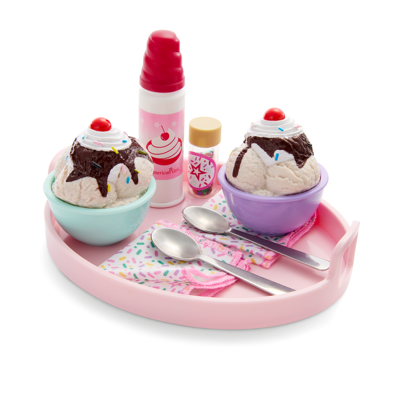 Sundaes for Two Set for 18-inch Dolls K8