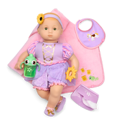 Disney Princess Rapunzel Cuddle & Care Set with Bitty Baby® Doll by American Girl® H7