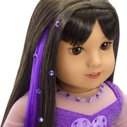 February Amethyst Bliss Outfit for 18-inch Dolls Q6