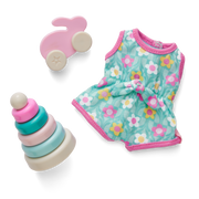Little Bitty Baby™ Flower Romper & Play Set for 7.75-inch Dolls C7