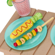 Raquel's™ Beach Chairs & Barbecue Set for 18-inch Dolls (Girl of the Year™ 2026) D7