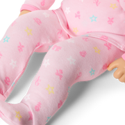 Bitty Baby® Doll #2 with brown hair in Pastel Pink Z8