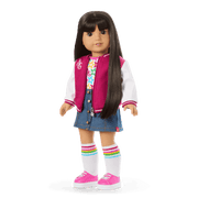 Truly Me™ 18-inch Doll #130 with straight black-brown hair Y1