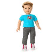 Truly Me™ 18-inch Doll #104 with straight caramel hair U3